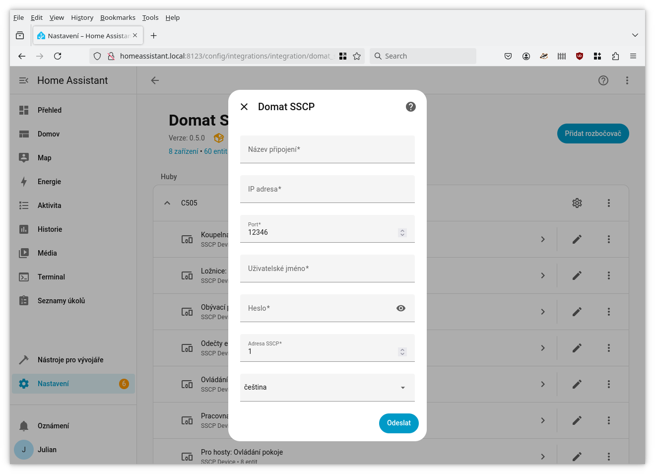 [
2025.12.08 Domat SSCP integration initial setup
        ]